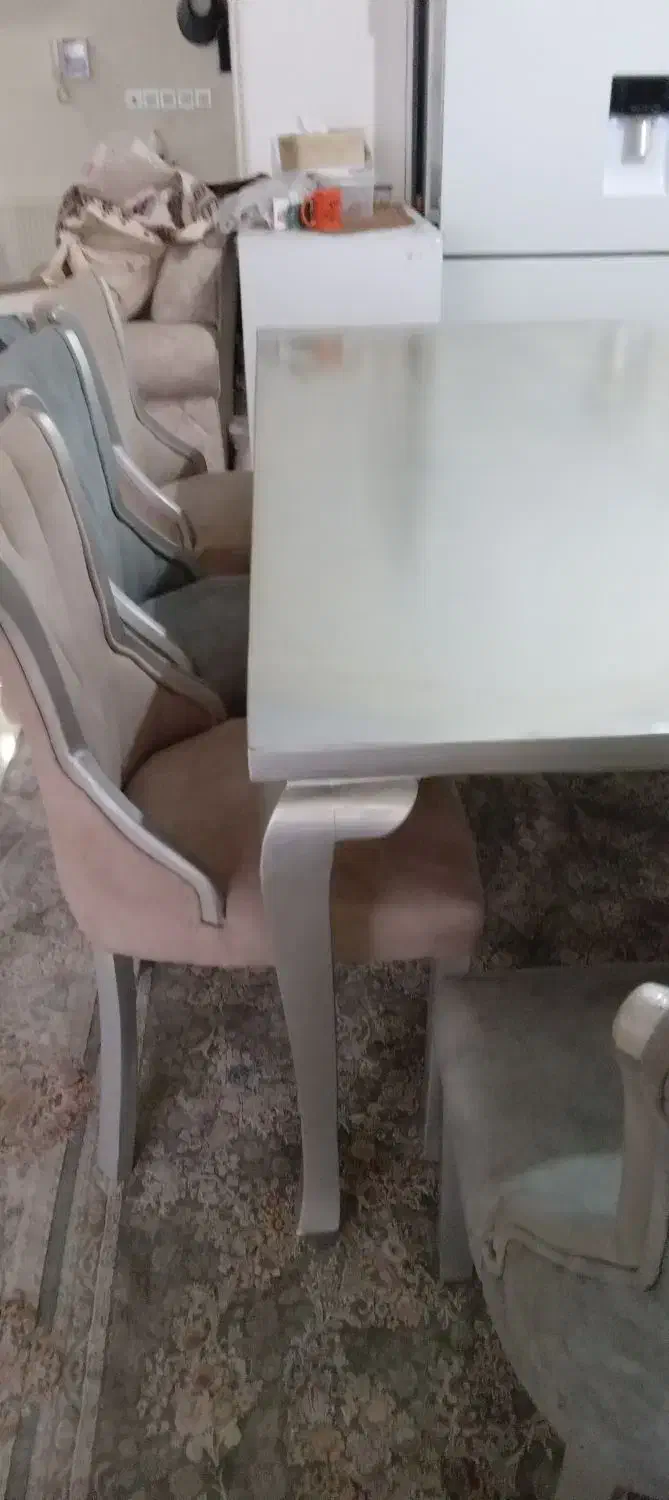 میز نهار خوری ۸ نفره|میز و صندلی غذاخوری|رشت, خمیران زاهدان|دیوار