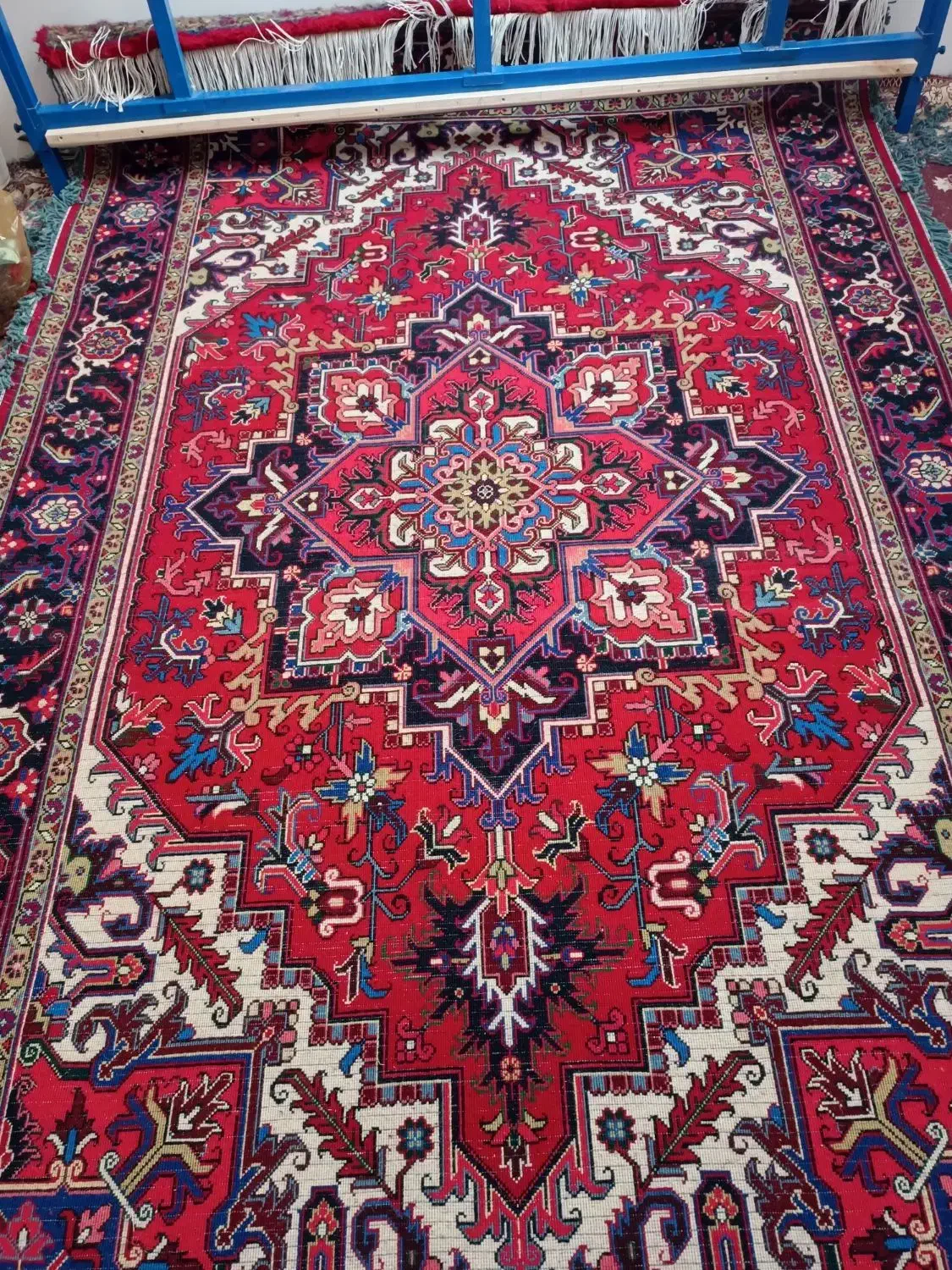 یک جفت فرش دستبافت تاجری|فرش|گوگان, |دیوار