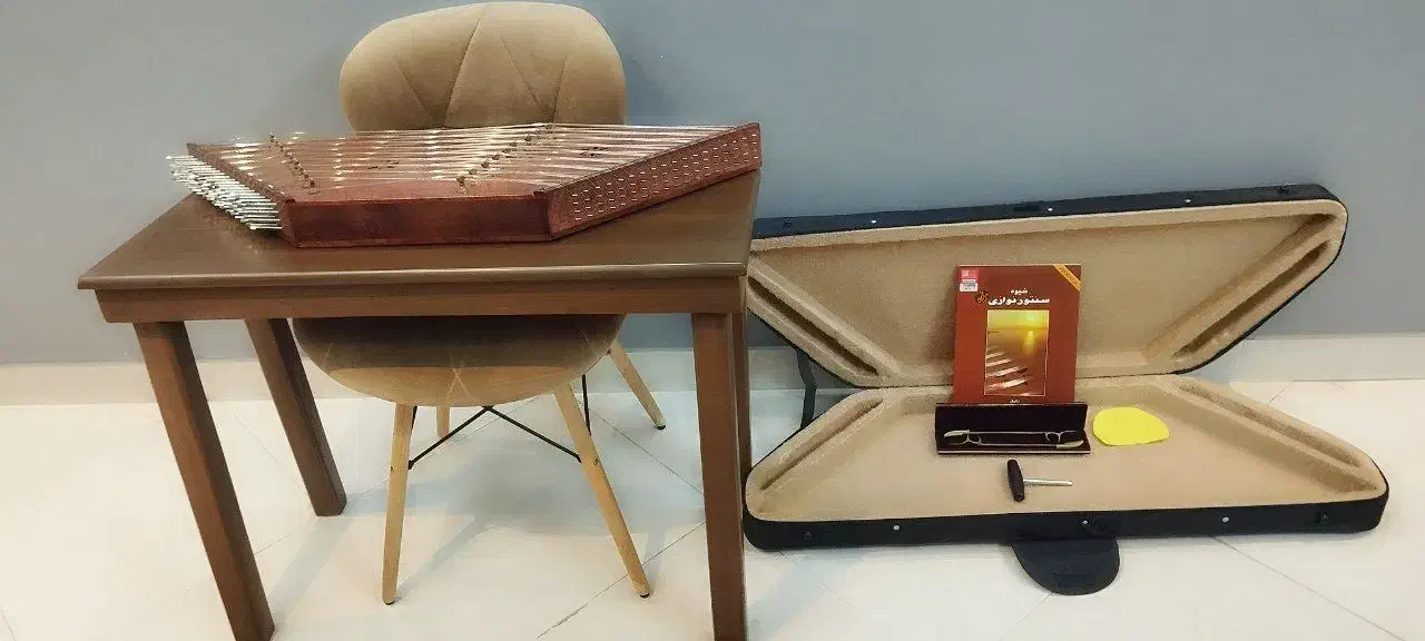 سنتور ، دف ، میز ، صندلی|سازهای سنتی|تهران, هفده شهریور|دیوار