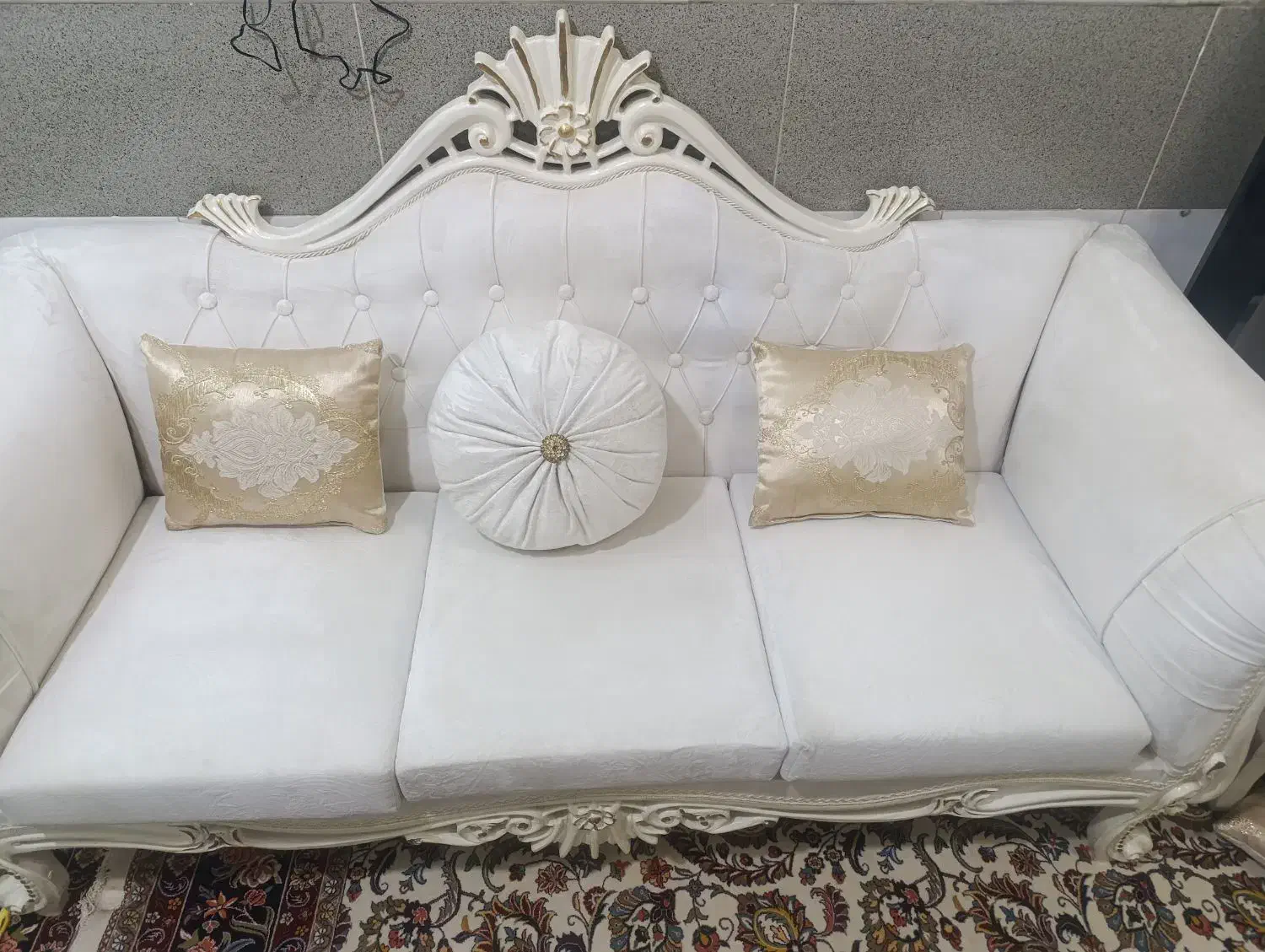 مبل 7نفره استیل|مبلمان خانگی و میز عسلی|قم, فرهنگیان و شهربانی|دیوار