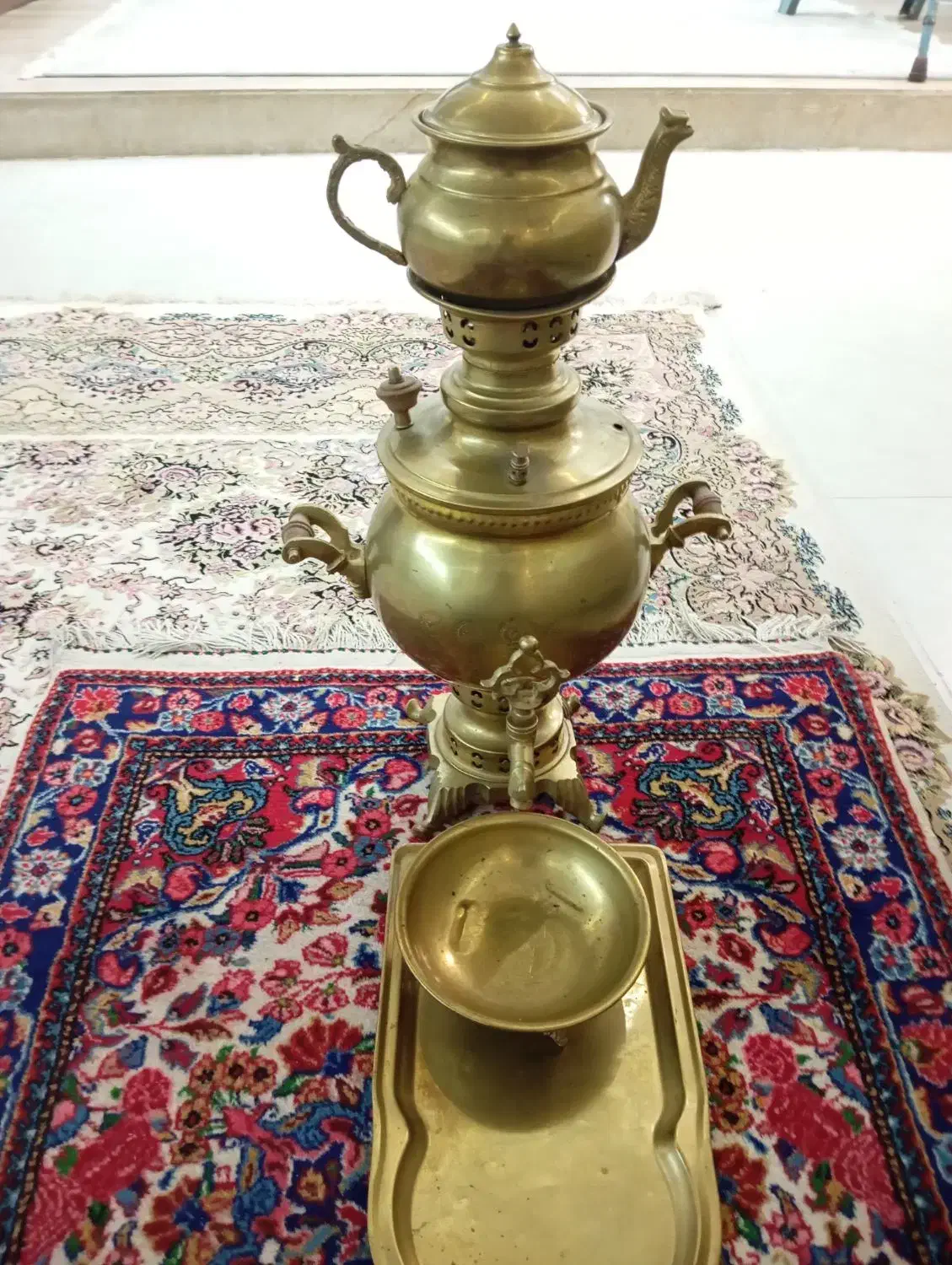 قوری سماور قدیمی|کلکسیون اشیاء عتیقه|کنگاور, |دیوار