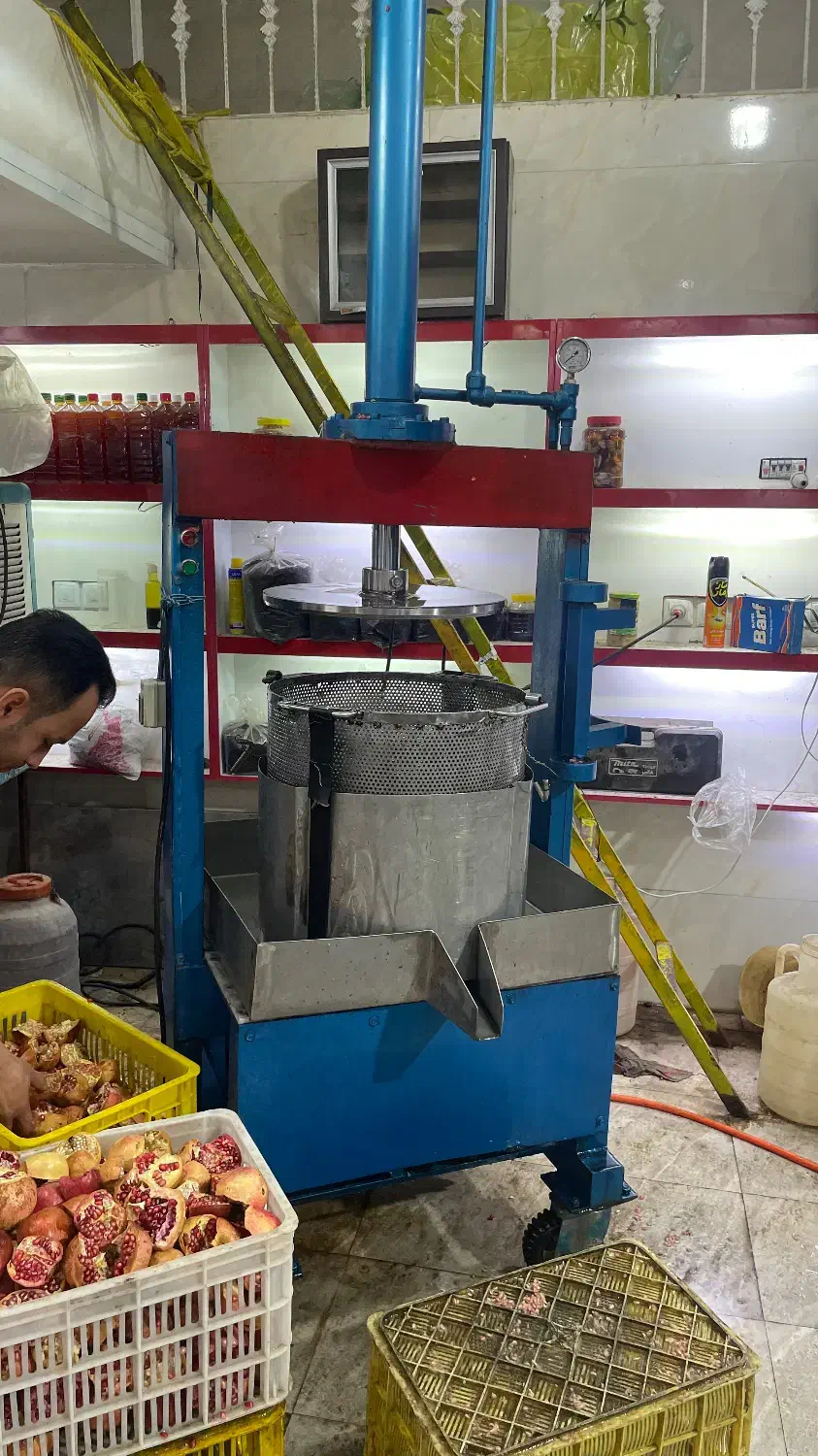 پرس ۲۰ تنی آبمیوه گیری برای تمامی میوه ها|آبمیوه‌گیر و آب‌مرکبات‌گیر|طارم, |دیوار