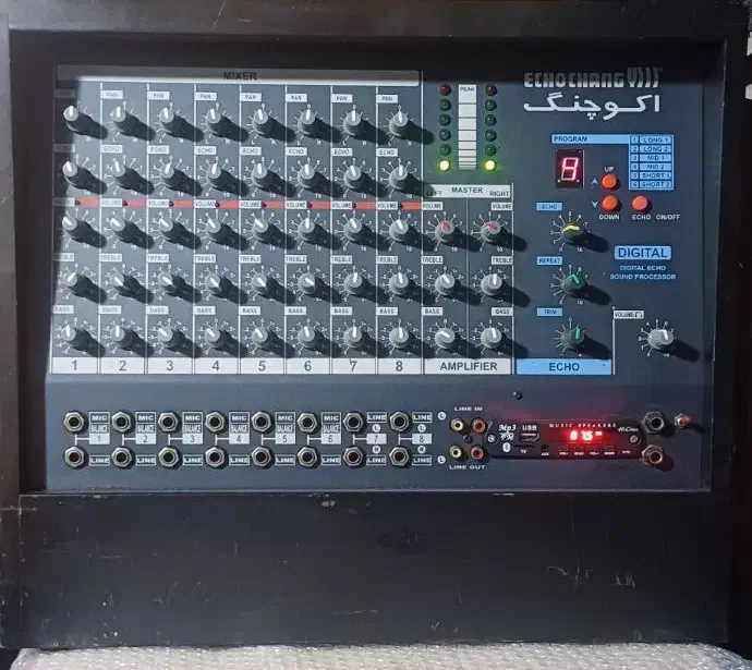 اکو باند بلندگو پاورمیکسر آمپیلی پاور میکسر|سیستم صوتی خانگی|اصفهان, ولدان|دیوار