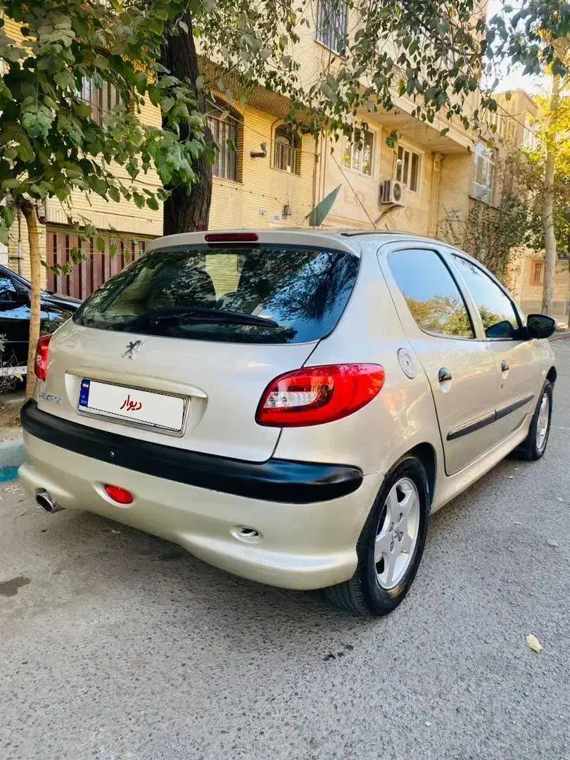 206 اتومات تیپ 6|خودرو سواری و وانت|تهران, مروارید شهر|دیوار