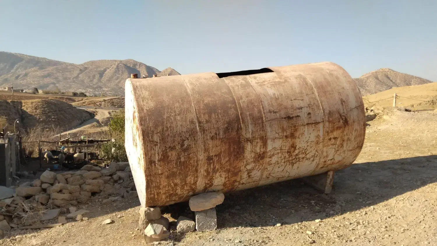 تانکر آب 5500 لیتر|مصالح و تجهیزات ساختمان|چوار, |دیوار