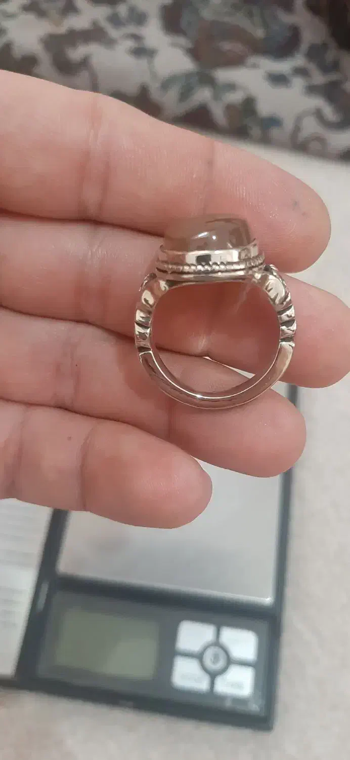 انگشتر عقیق نقره دست ساز|جواهرات|گرگان, |دیوار