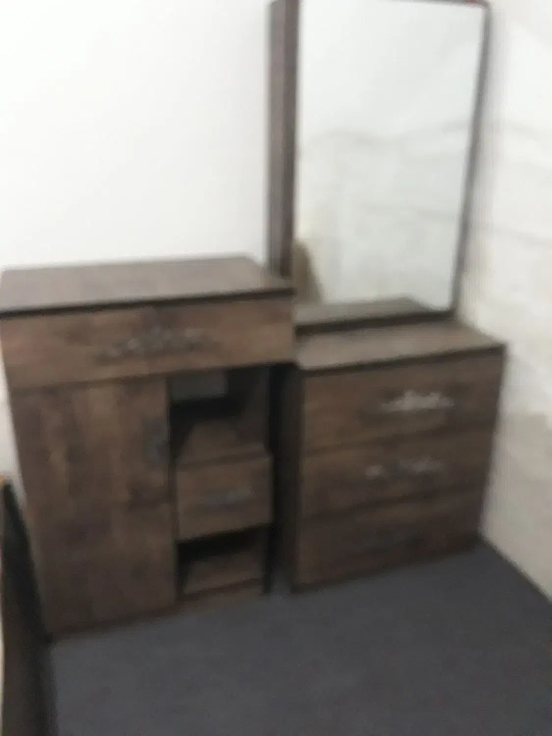 تختخواب دونفره چوبی|تخت و سرویس خواب|اسلامآباد غرب, |دیوار