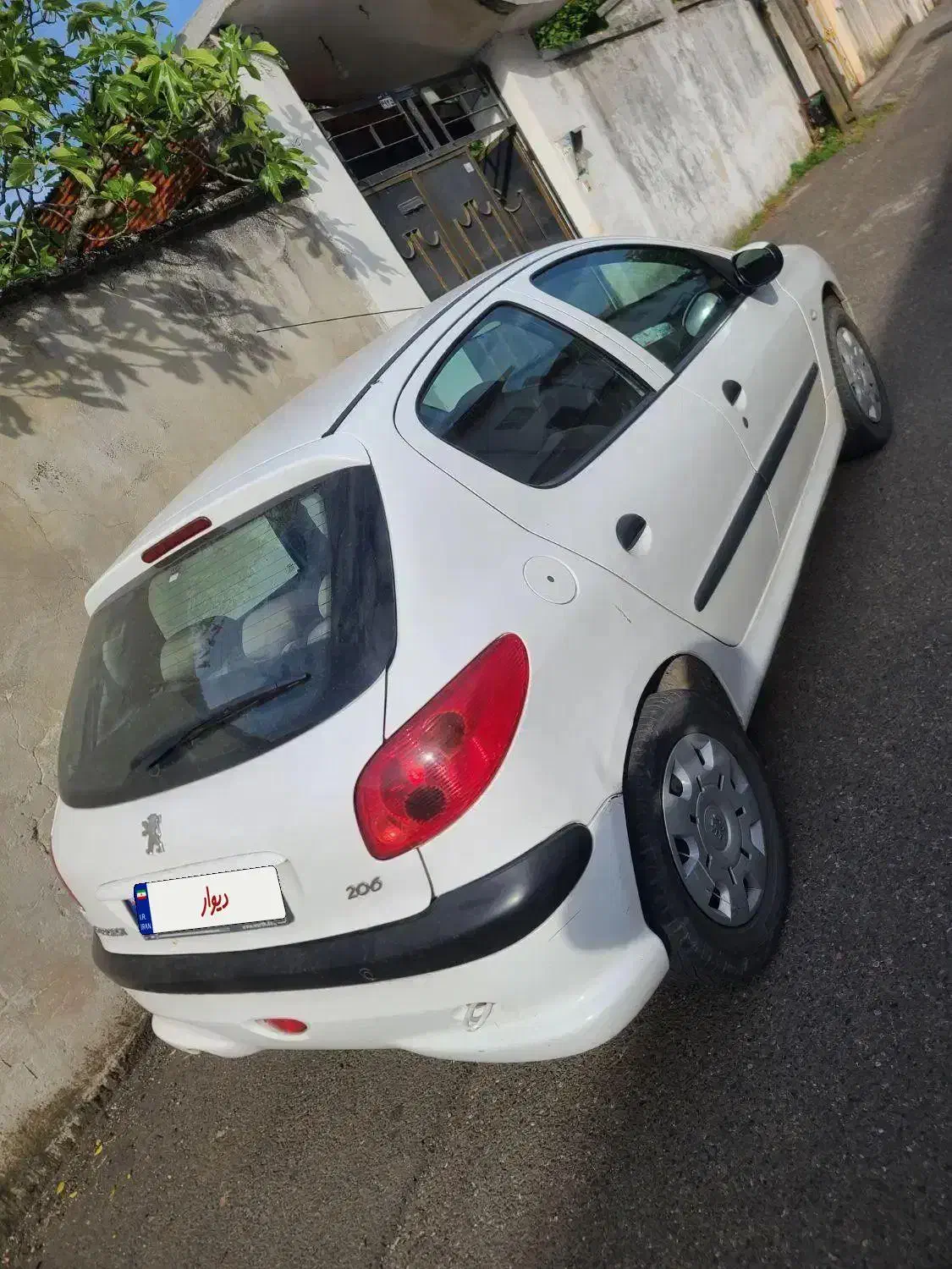 206 تیپ۵ مدل 95|خودرو سواری و وانت|لاهیجان, پردسر|دیوار