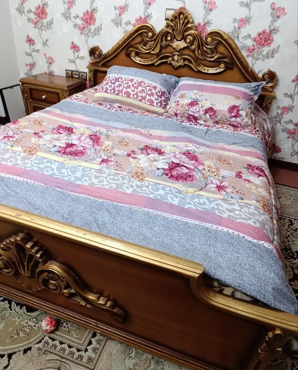 تخت خواب دونفره|تخت و سرویس خواب|مهریز, |دیوار