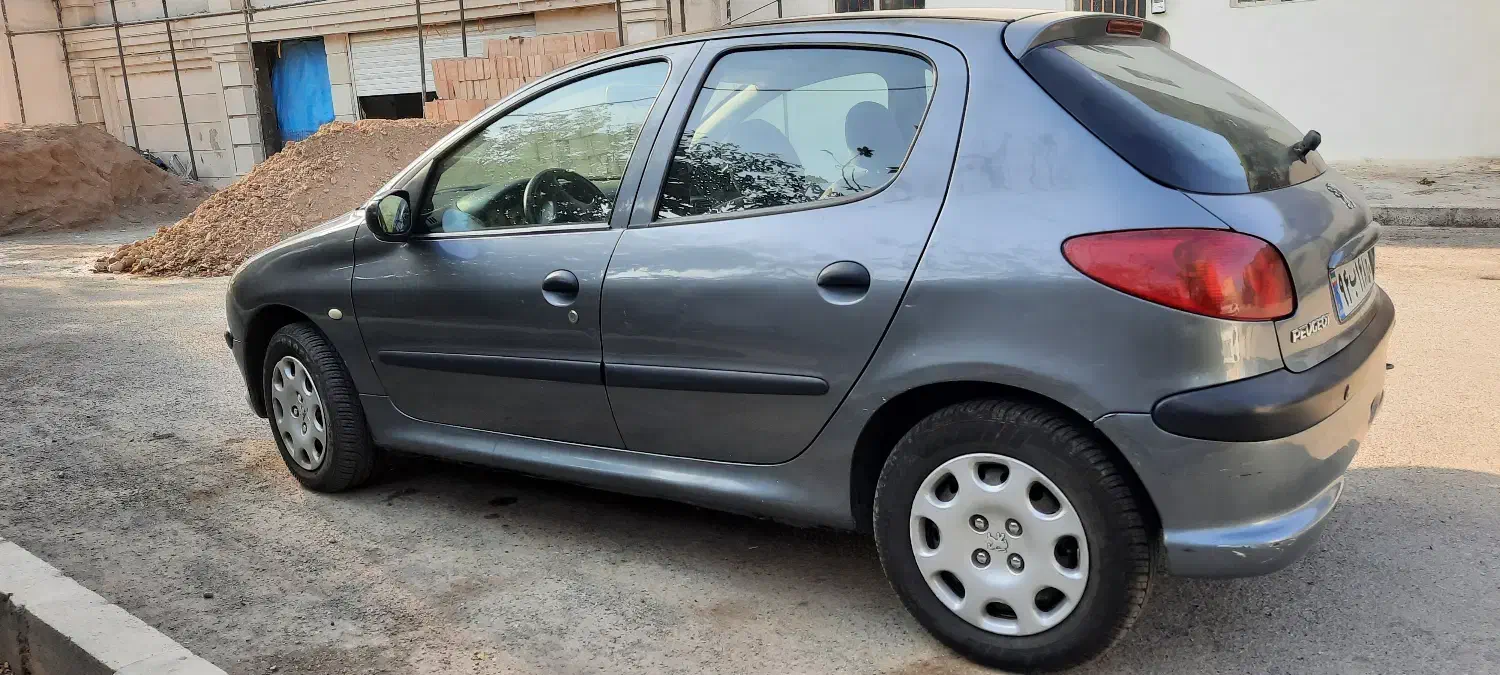 پژو ۲۰۶  خاکستری  مدل ۹۵|خودرو سواری و وانت|ورامین, ورامین|دیوار