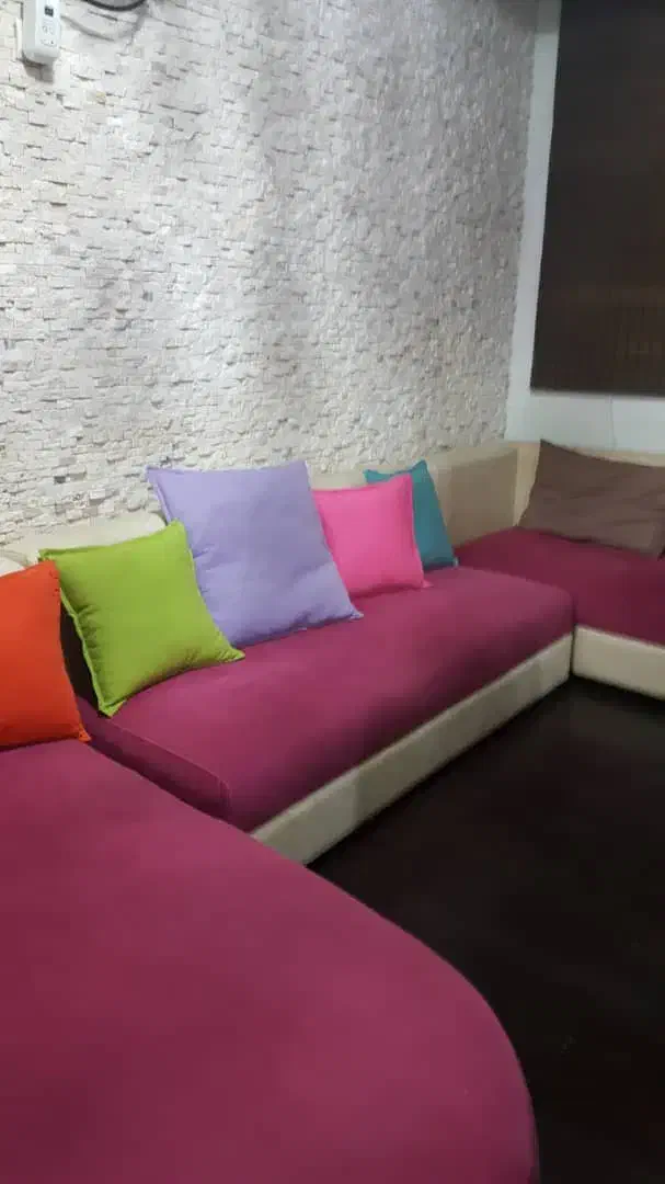 مبلمان دور همی ۷ نفره.چوب و چرم|مبلمان خانگی و میز عسلی|بندرعباس, |دیوار