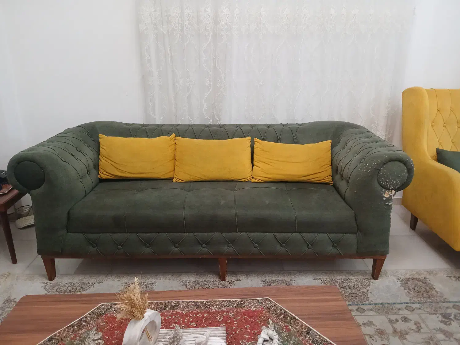 مبل چستر ۷ نفره|مبلمان خانگی و میز عسلی|رشت, کوی مهر|دیوار