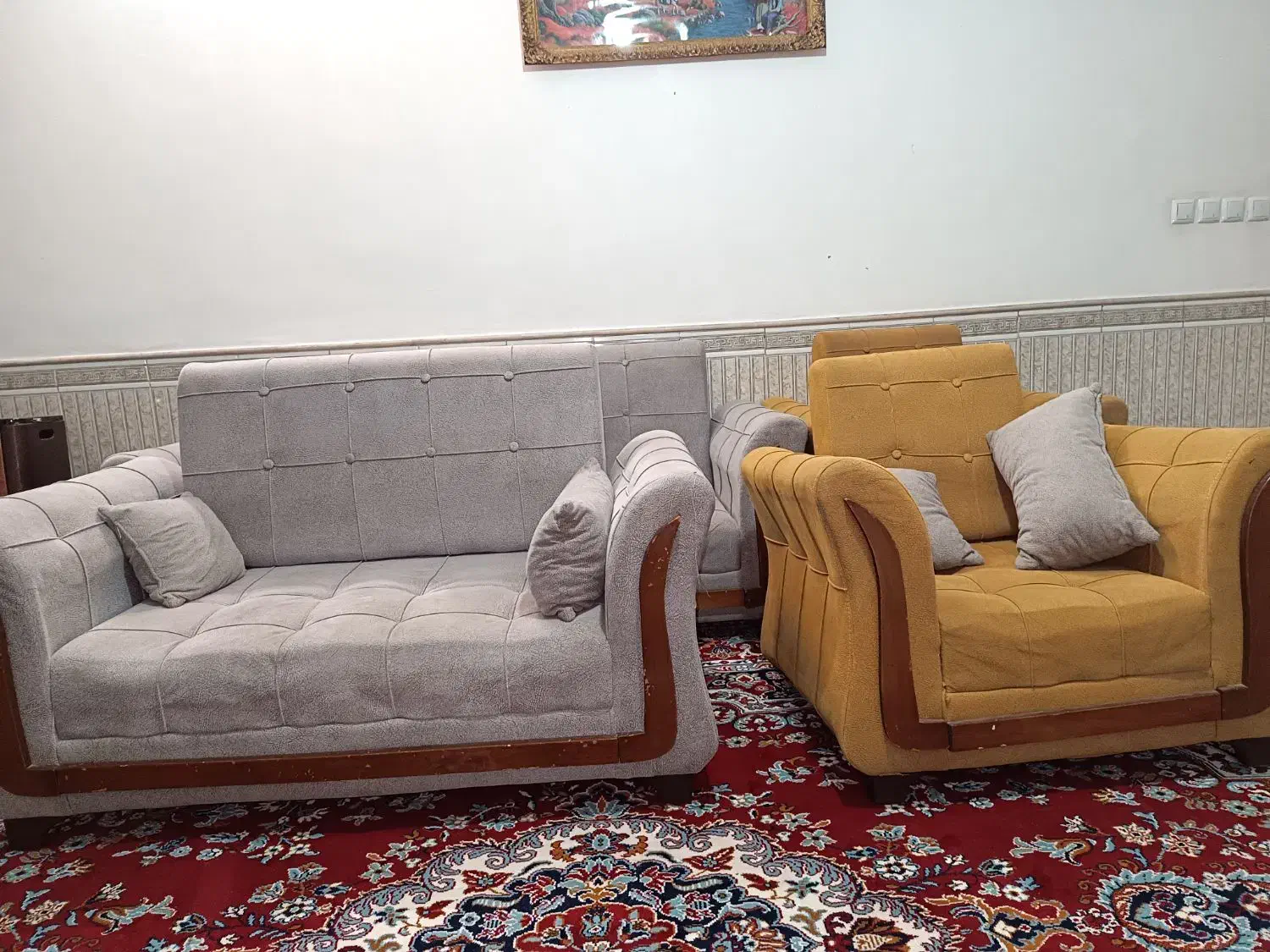 مبل|مبلمان خانگی و میز عسلی|زبرخان, |دیوار