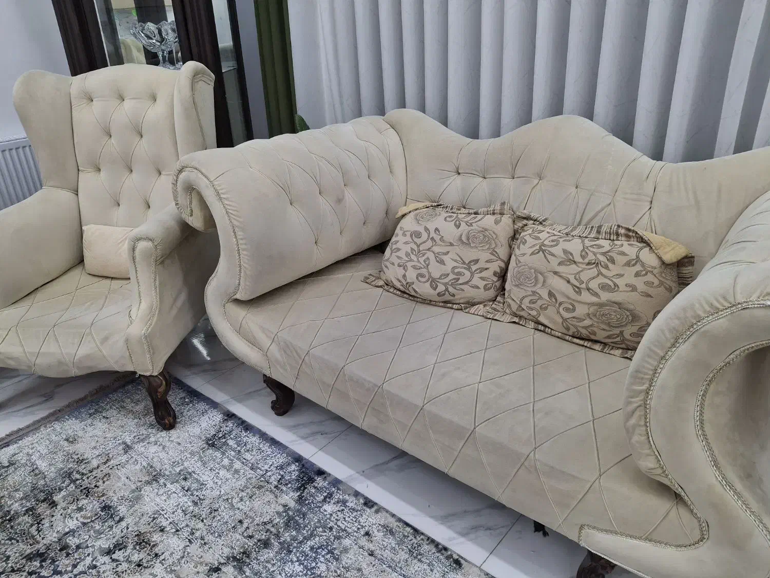 مبل چستر ۷نفره|مبلمان خانگی و میز عسلی|دورود, |دیوار