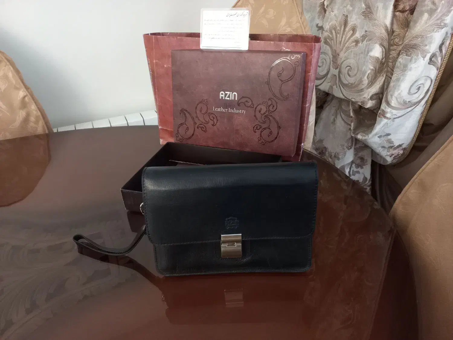 کیف دستی چرمی آذین|کیف، کفش، کمربند|تبریز, |دیوار