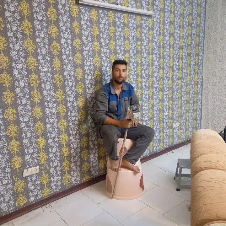 باسلام اجرای طرح کاغذ دیواری|خدمات پیشه و مهارت|هشتگرد, هشتگرد قدیم|دیوار