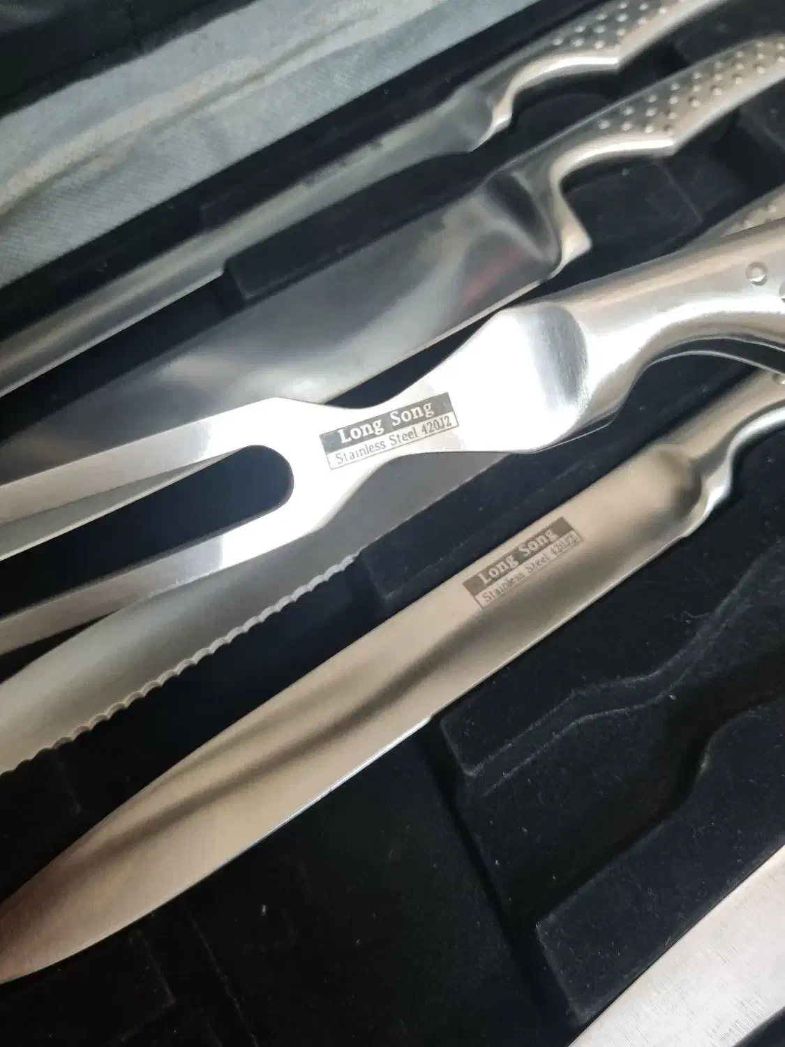 سرویس چاقو و قیچی المانی با جعبه|ظروف پختوپز|اصفهان, کشاورزی|دیوار