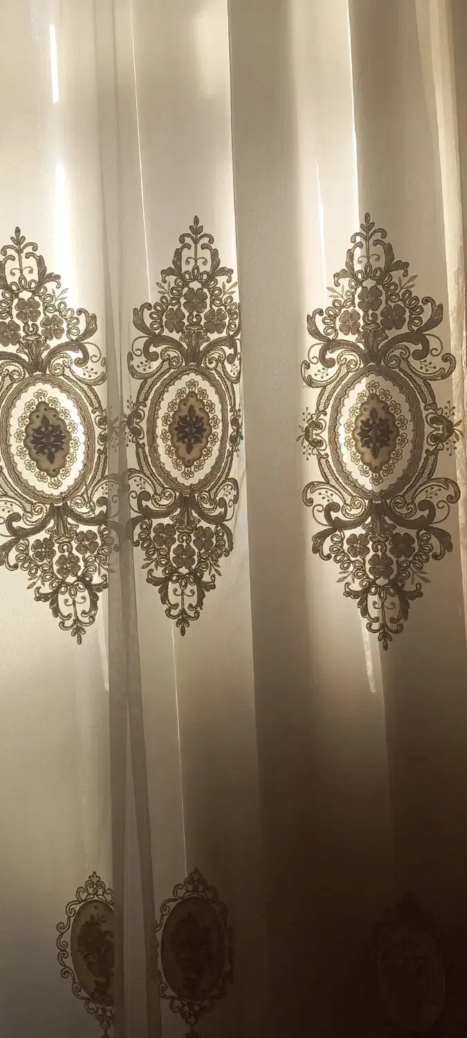 ست پرده بابالن|پرده، رانر، رومیزی|قم, چهل درخت‎|دیوار