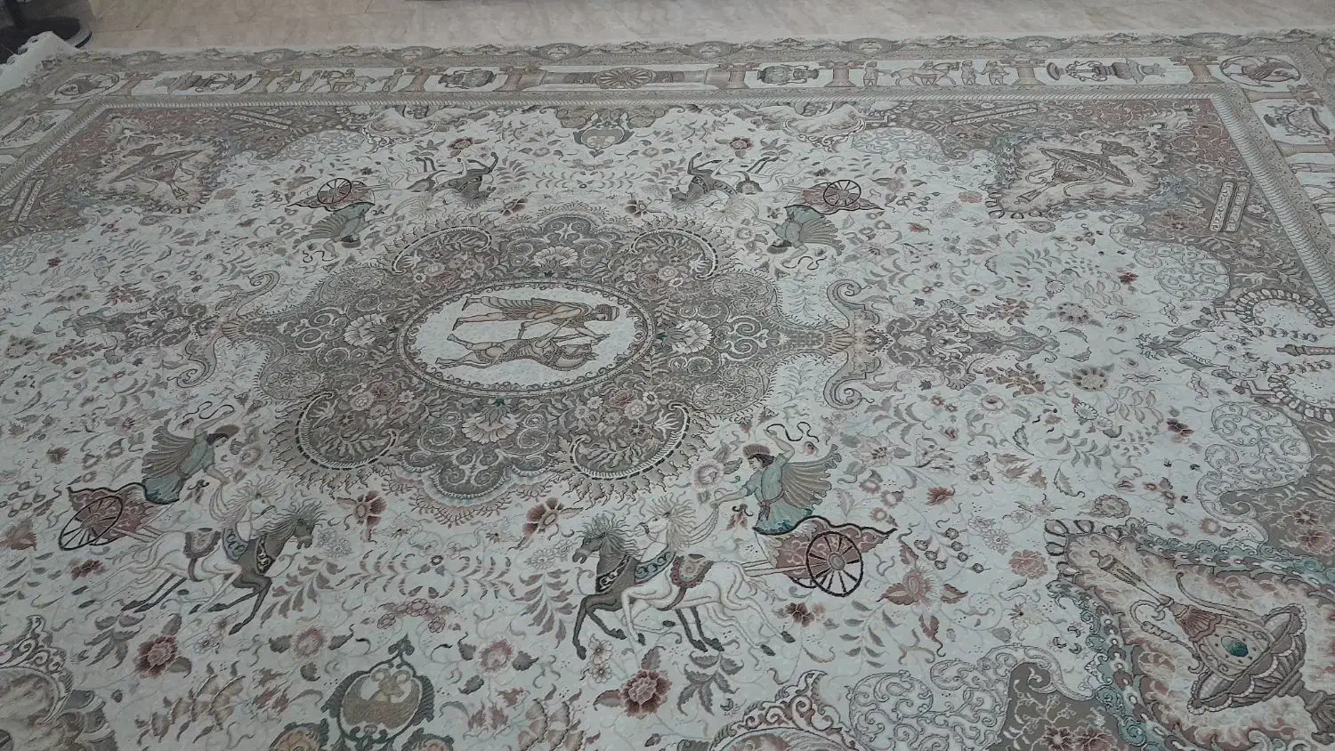 فرش ۱۲متری بینظیر|فرش|فاضل آباد, |دیوار