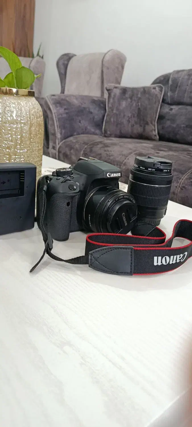 دوربین کنون Canon 750D با ۲ عدد لنز|دوربین عکاسی و فیلمبرداری|اهواز, سپیدار|دیوار