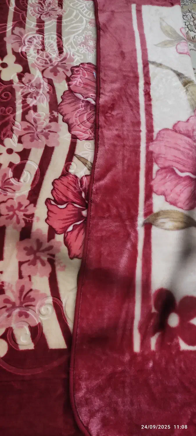 پتو نو گل برجسته تک نفره|رختخواب، بالش، پتو|سمنان, |دیوار