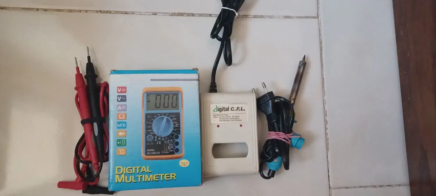 حراج ادابتور مولتی متر هویه شارژر باطری|حراج|فردیس, فردیس|دیوار