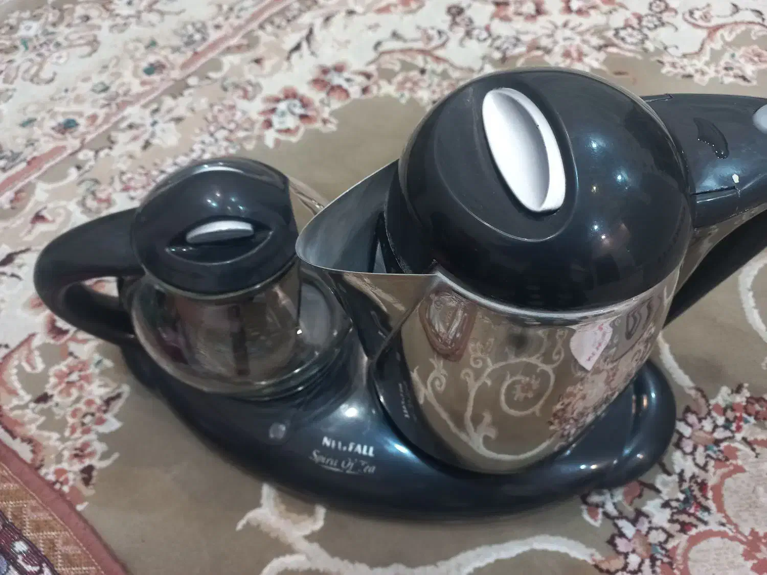 چای سازبرقی مارک نیوفایل درحدنو|سماور، چای‌ساز، قهوه‌ساز|مشهد, شاهد (شهرک غرب)|دیوار