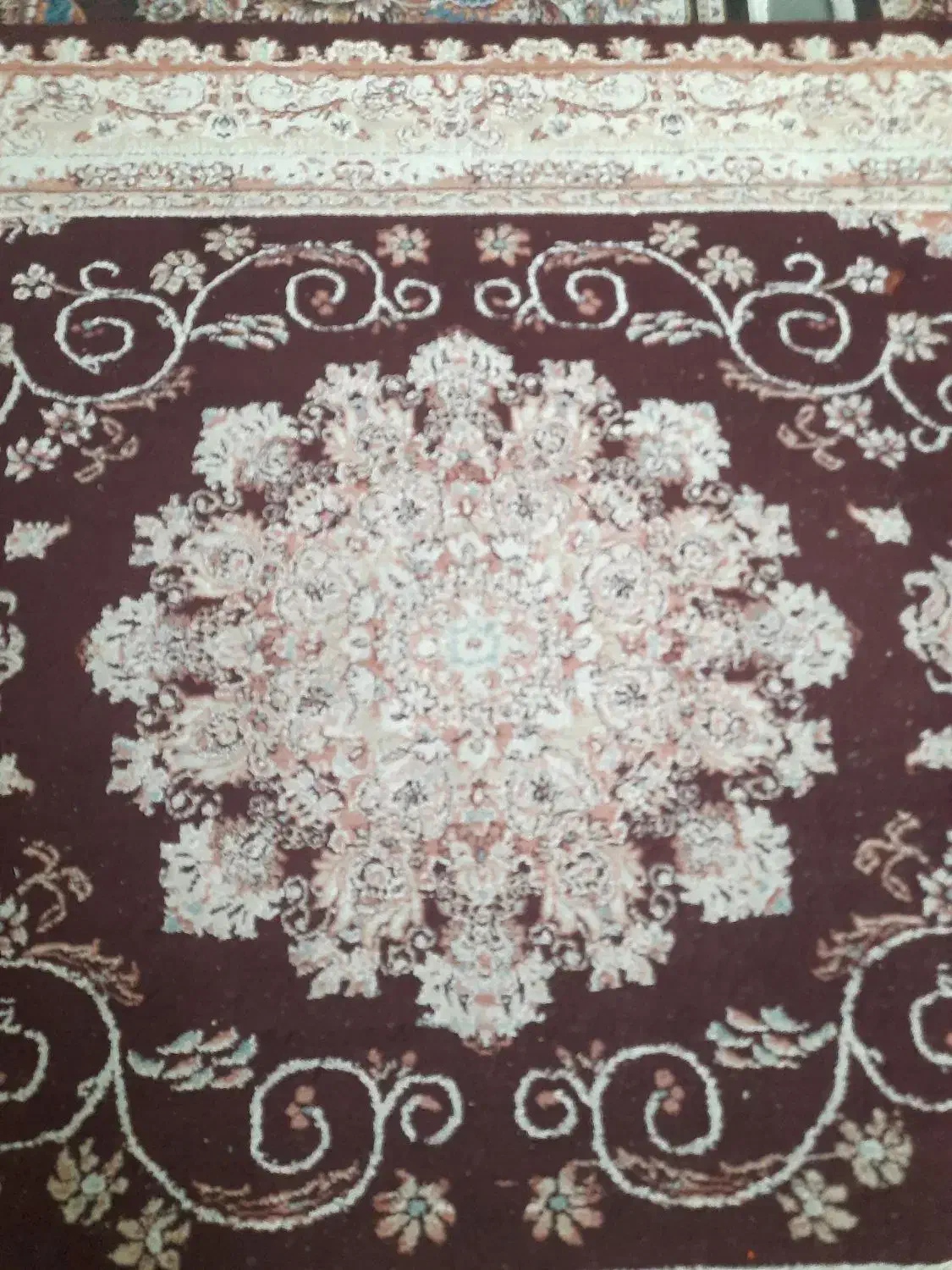 یک جفت کناره فرش بزرگ ست هم و یک جفت گلیم فرش|فرش|قم, بنیاد|دیوار