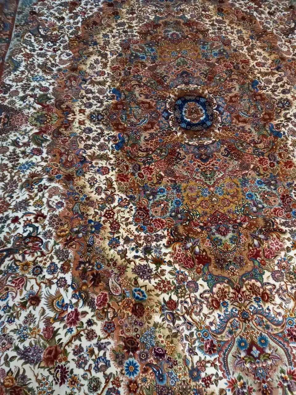 یک تخته فرش ۴*۶(۲۴)متری باغ بهشت سالاری ۶۱رج واقعی|فرش|تهران, افسریه شمالی|دیوار