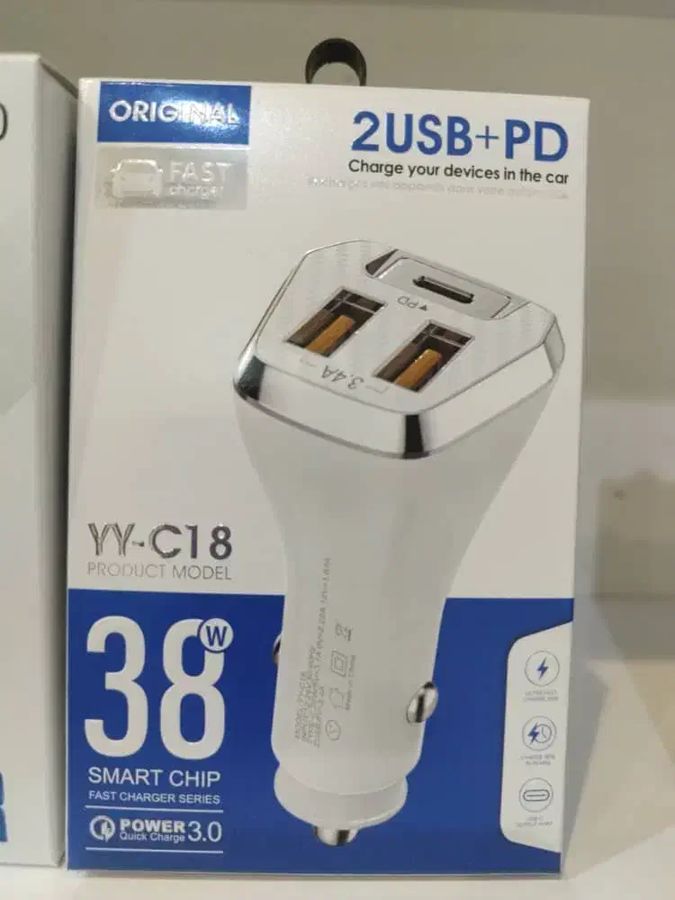 شارژر فندکی 38 و 55 وات 3 پورت فست شارژ|لوازم جانبی موبایل و تبلت|قم, میدان نو|دیوار