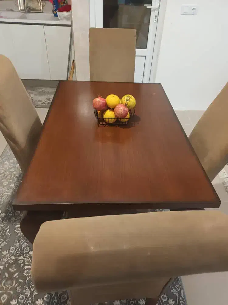 میز نهار خوری 4نفره|میز و صندلی غذاخوری|الوند, |دیوار