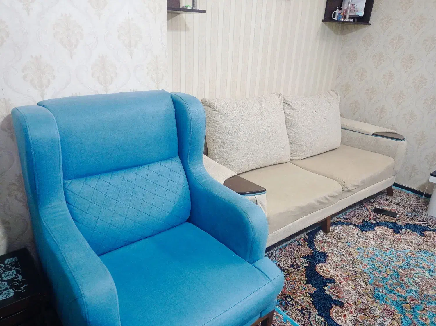 مبل ۷نفره کامفورت|مبلمان خانگی و میز عسلی|باقرشهر, |دیوار