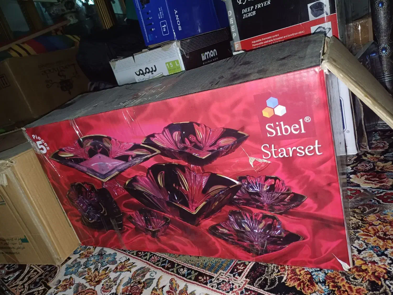 سرویس بلور 15پارچه کاملا نو|ظروف سرو و پذیرایی|اصفهان, دستگرده|دیوار