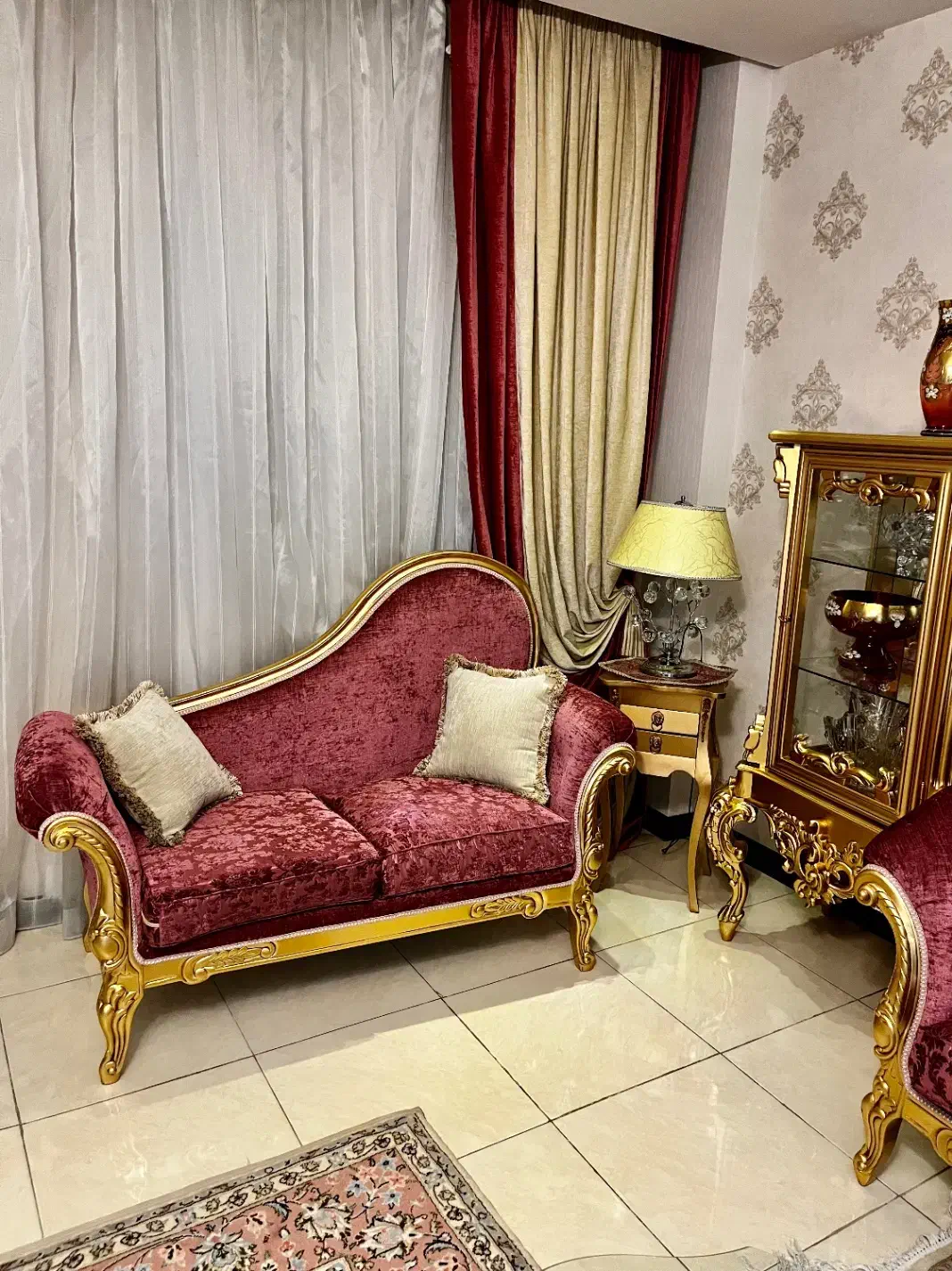 ست مبلمان استیل و ملزومات ست|مبلمان خانگی و میز عسلی|یزد, |دیوار