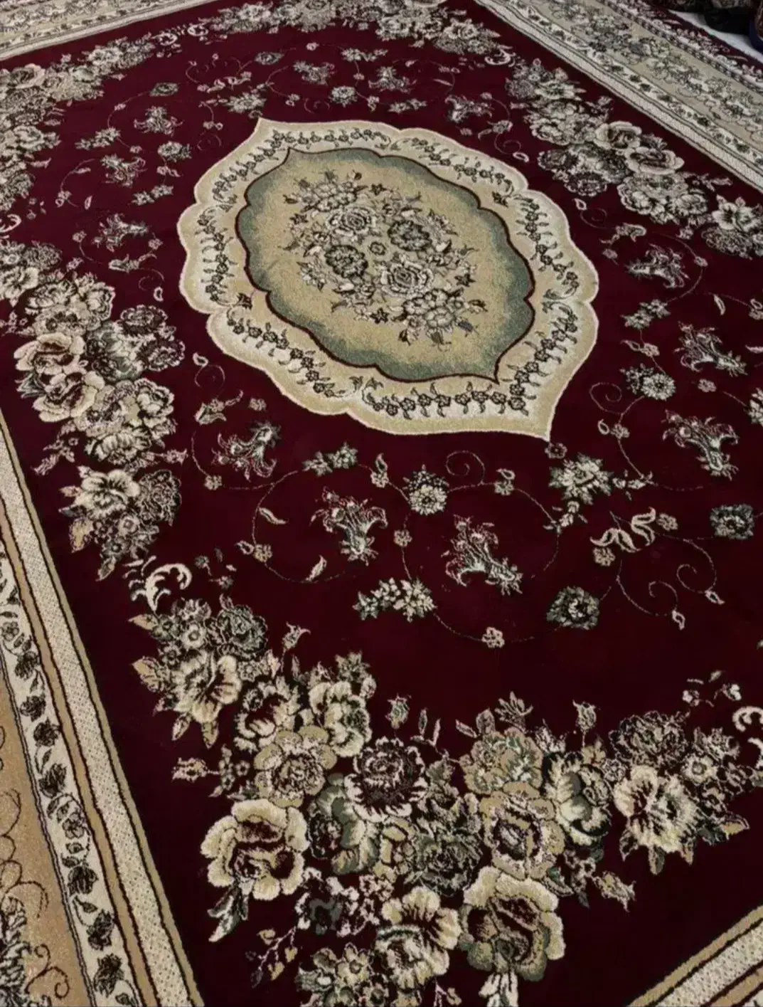 فرش ماشینی جفت۶متری و۱۲متری نخی همرنگ تمیز درحدنو|فرش|تبریز, |دیوار