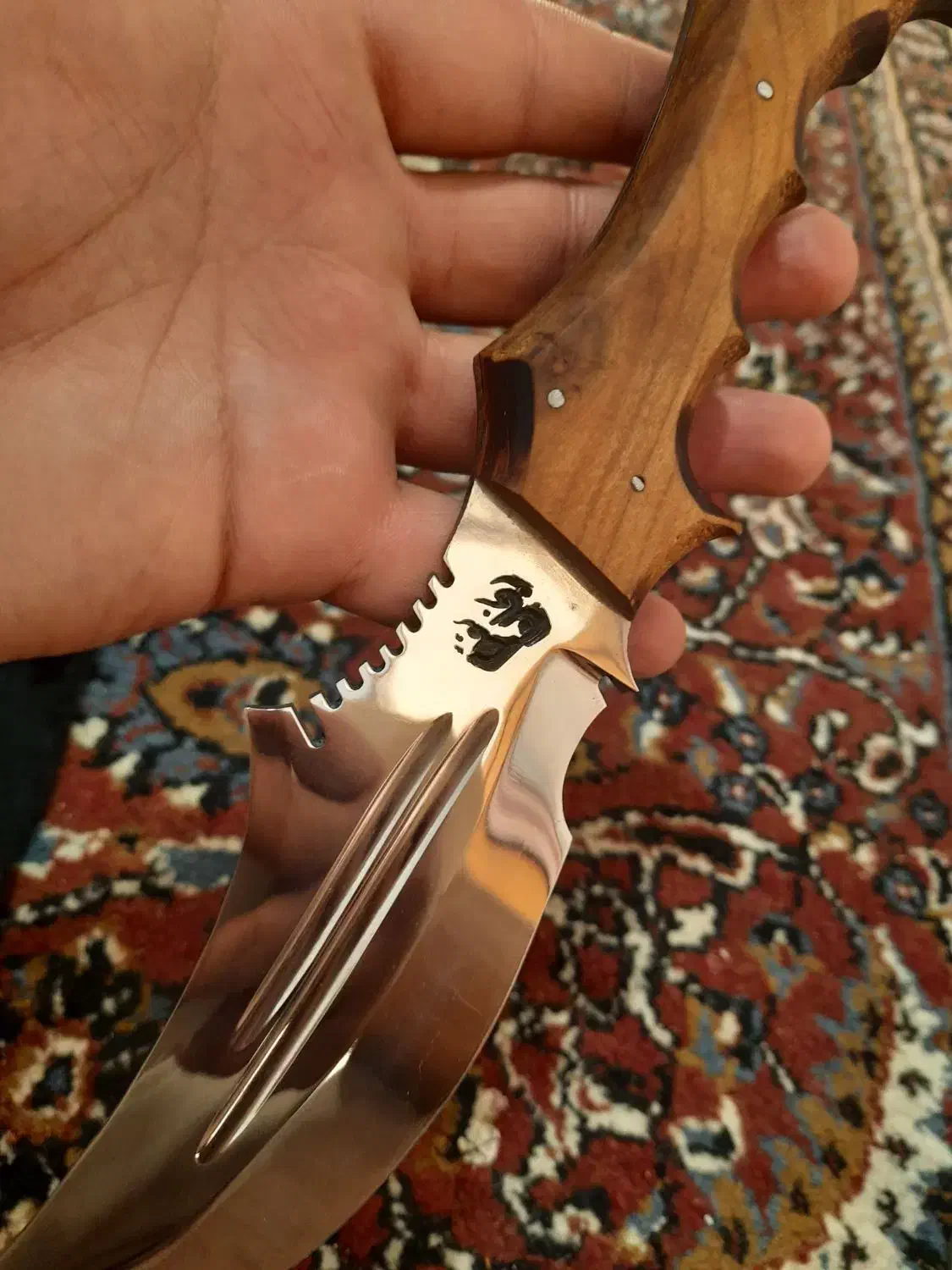 کارد شکاری|کلکسیون اشیاء عتیقه|ساوه, |دیوار