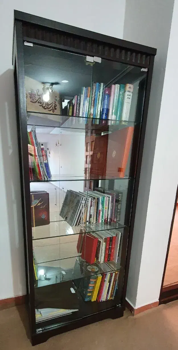 بوفه چوبی نئوندار|بوفه، ویترین، کنسول|مهاباد (آذربایجان غربی), |دیوار