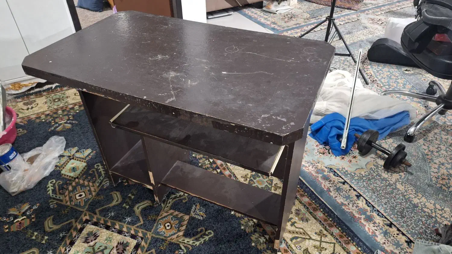 میز کامپیوتر چوبی|میز تحریر و کامپیوتر|بجنورد, |دیوار