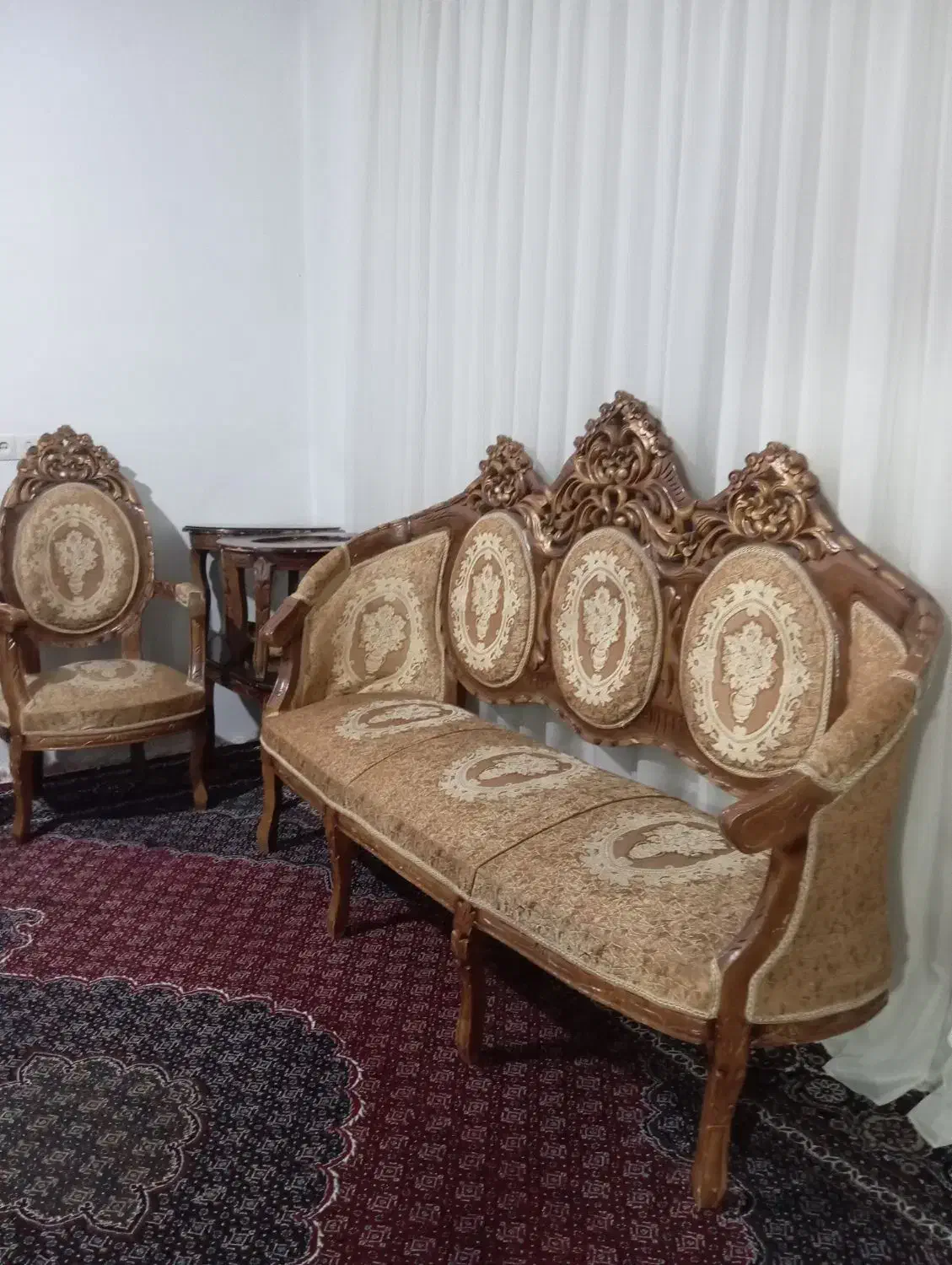 مبلمان ۹نفره|مبلمان خانگی و میز عسلی|دیواندره, |دیوار