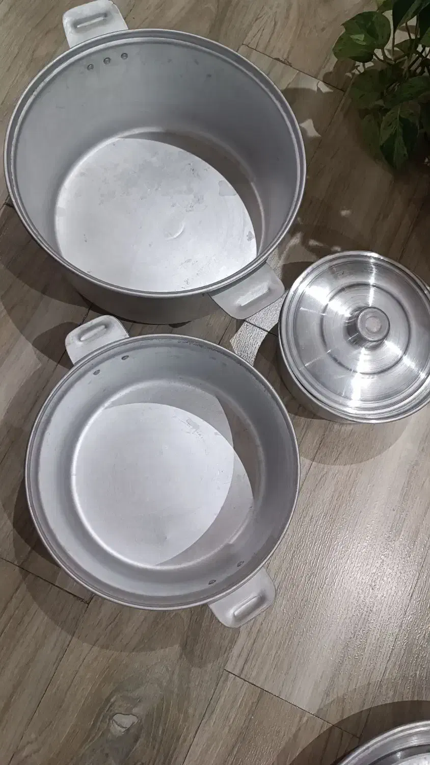 سرویس قابلمه روحی ،سیتی استیل بزرگ، سینی روحی|ظروف پخت‌وپز|اصفهان, باغ دریاچه|دیوار