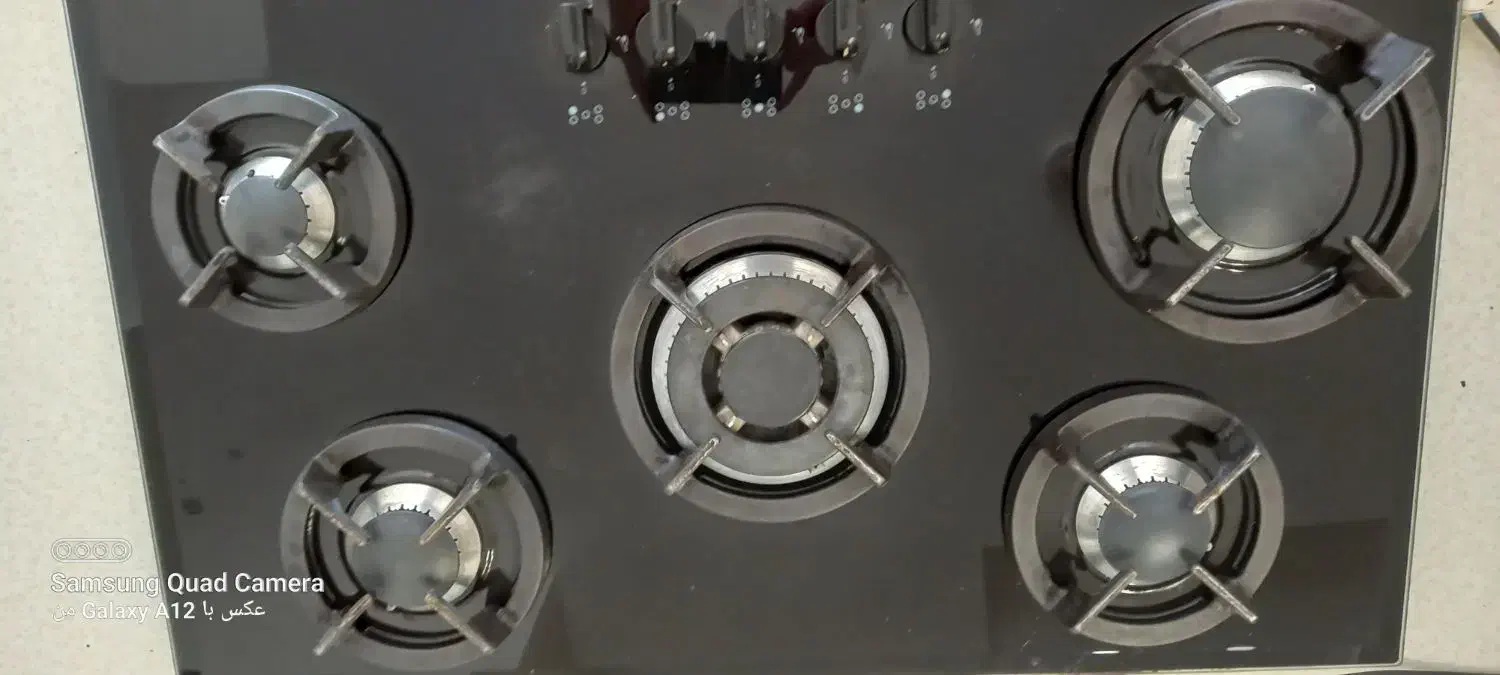 گاز توکار ۵ شعله اخوان در حد نو|اجاق گاز و لوازم برقی پختوپز|رویان, |دیوار