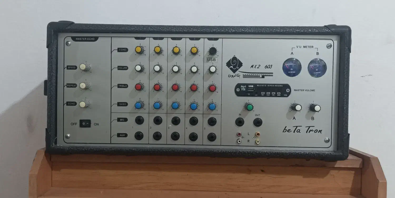 فروش آمپلی فایر و دوعدد باند و میکروفون|سیستم صوتی خانگی|کرج, حیدرآباد|دیوار