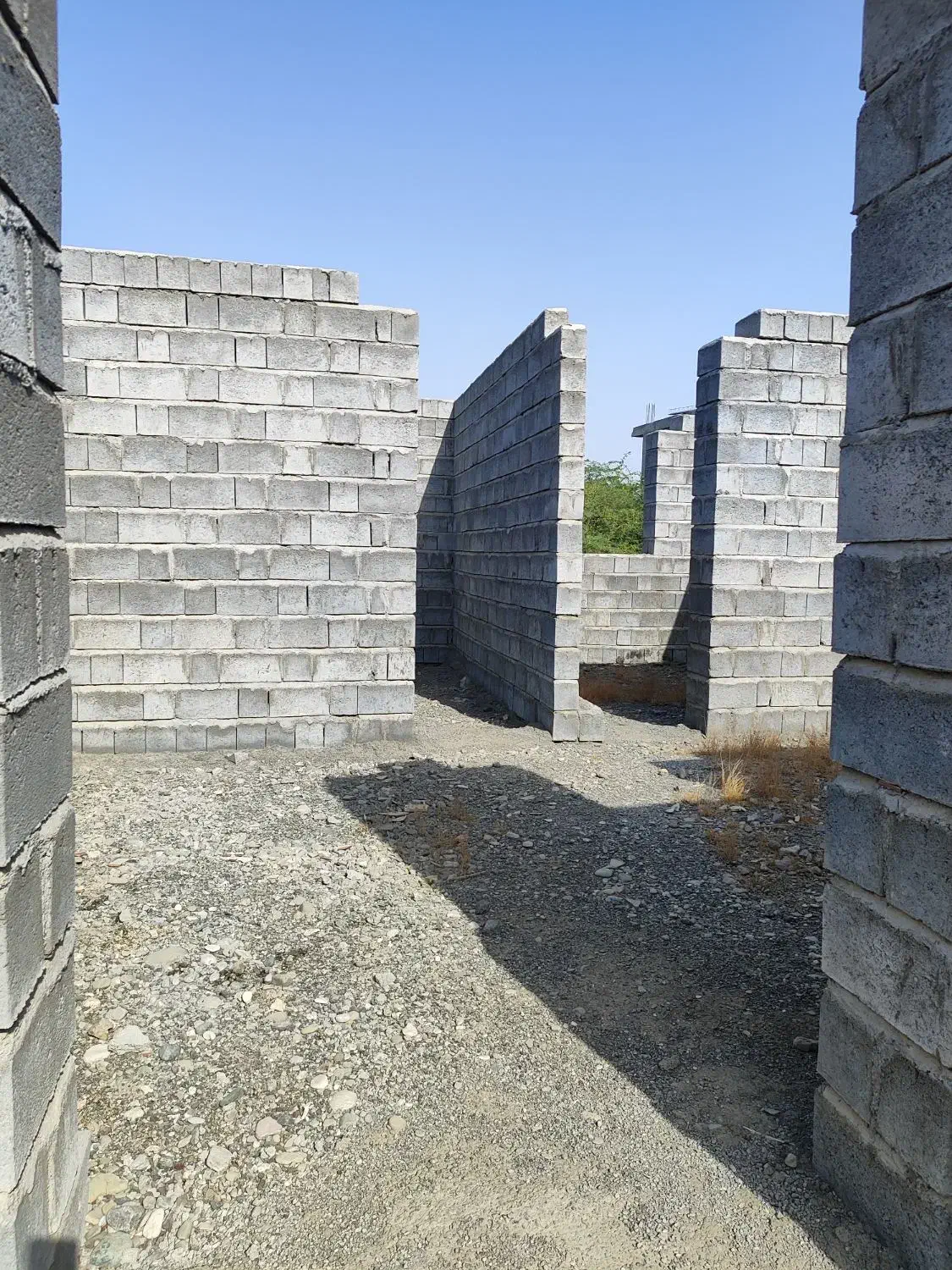 زمین مسکونی نیمه ساخت واقع در بازیاری|فروش زمین و ملک کلنگی|میناب, |دیوار