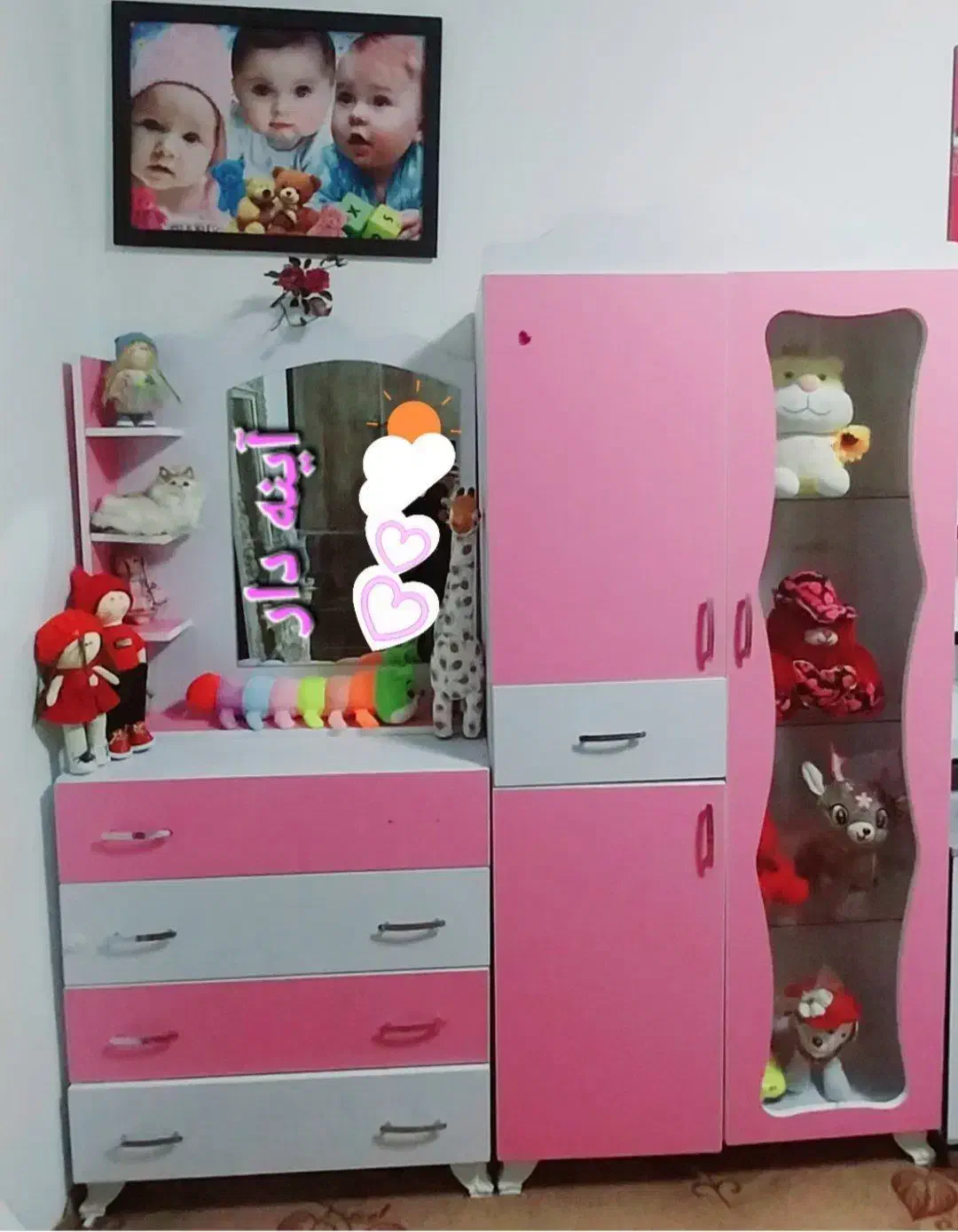 کمد بچه در حد نو میباشد|اسباب و اثاث بچه|خرمدره, |دیوار