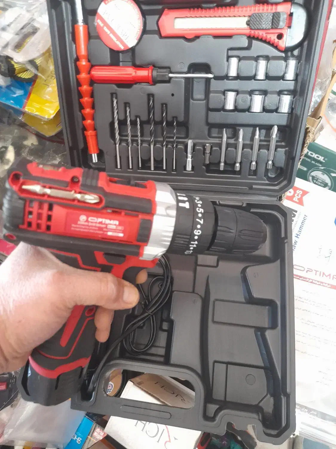 دریل شارژی اوپتیما|ابزارآلات|صدرا-فارس, فاز ۲|دیوار