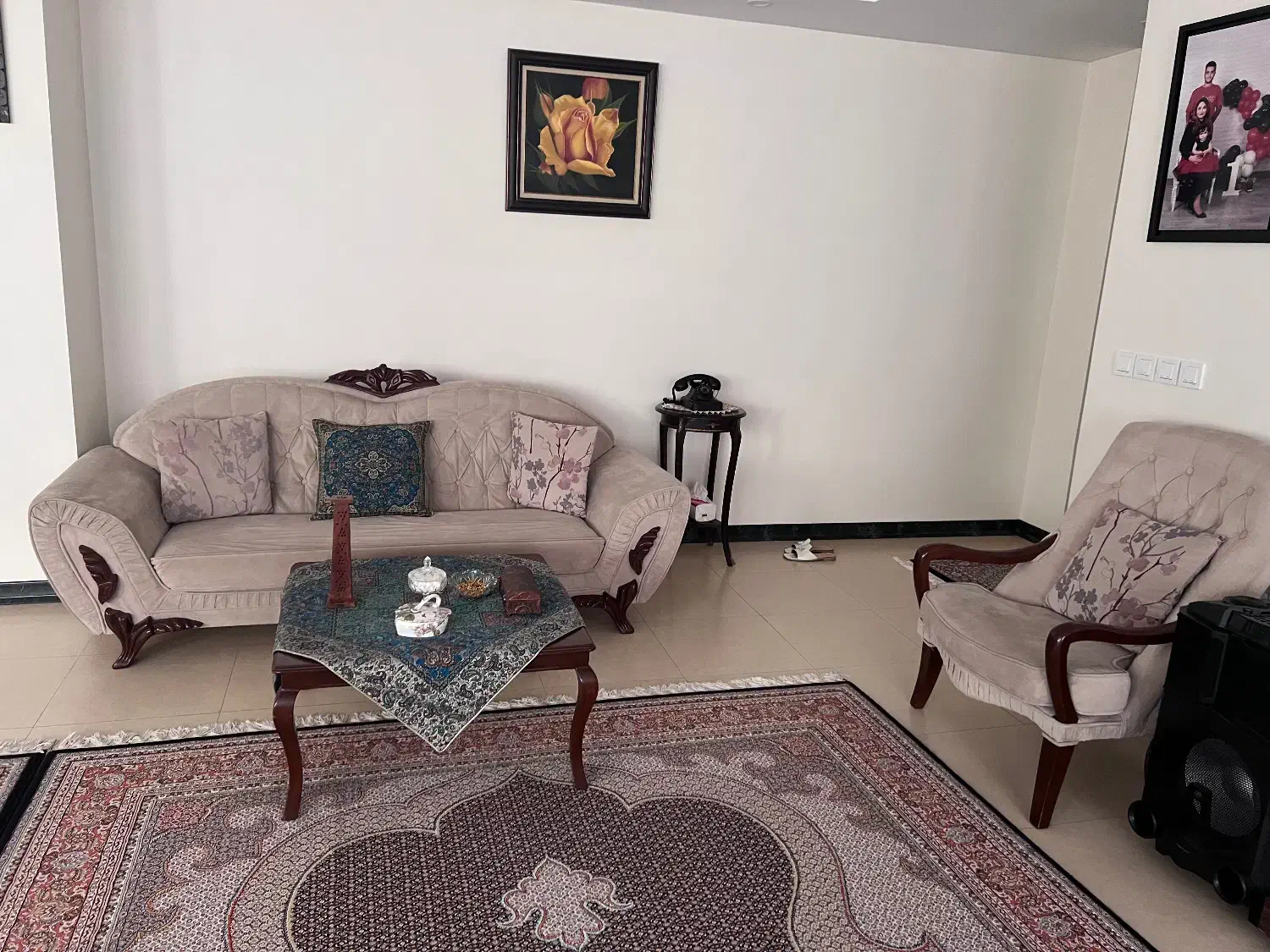 مبل هفت نفره|مبلمان خانگی و میز عسلی|ری, شهید بهشتی|دیوار