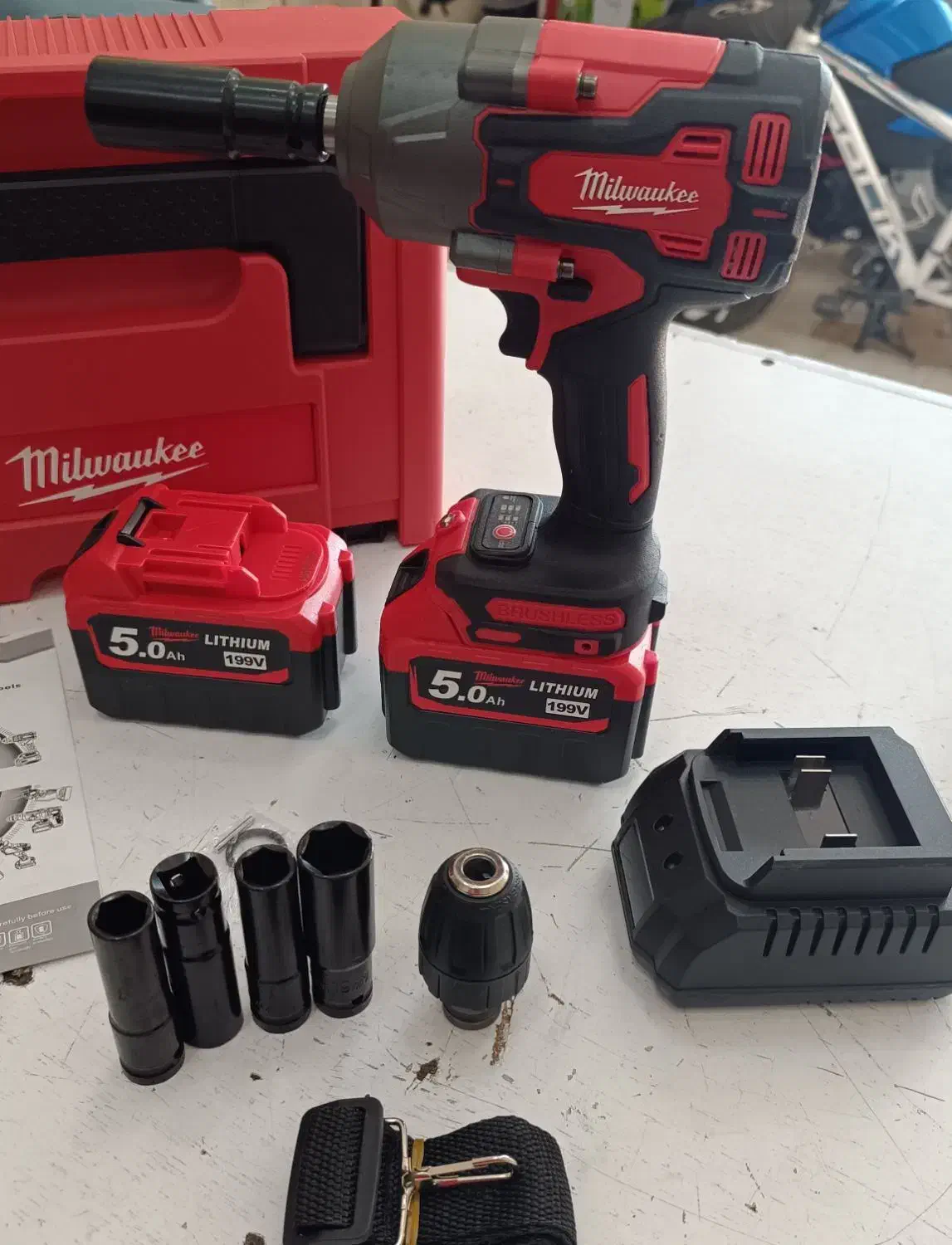 بکس شارژی بکس برقی تمام صنعتی میلواکی 1500نیوتن|ابزارآلات|شیراز, شهرک رضوان|دیوار