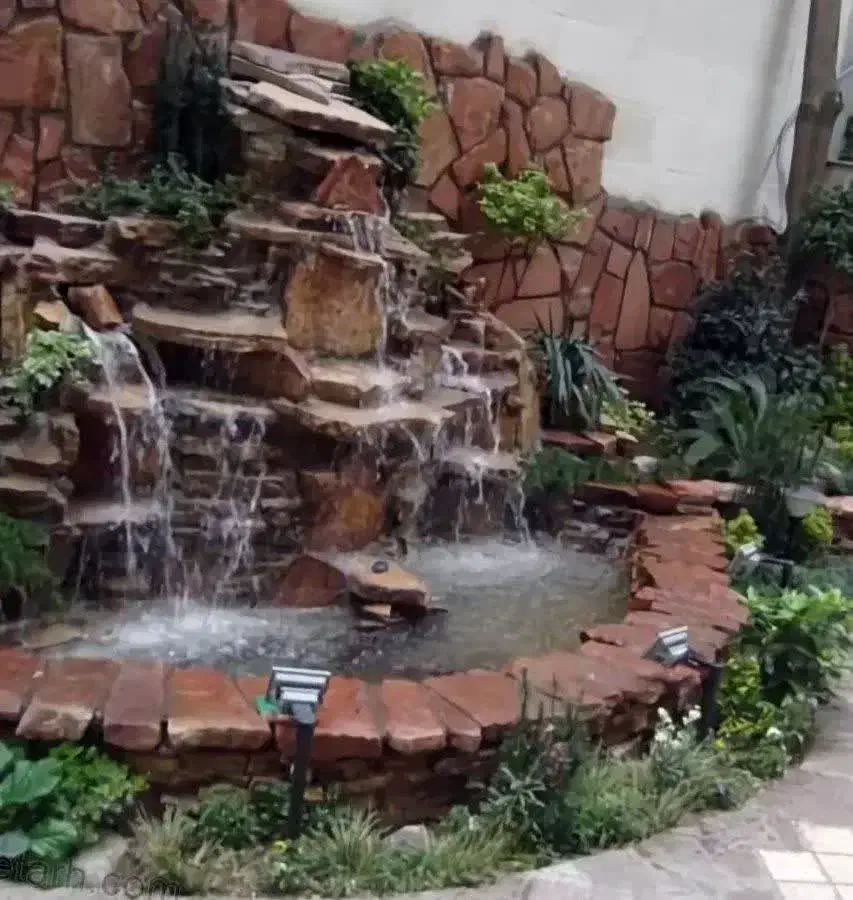 اجرای تخصصی آبنما آتشدان پرده آب بارانی|مصالح و تجهیزات ساختمان|یزد, |دیوار