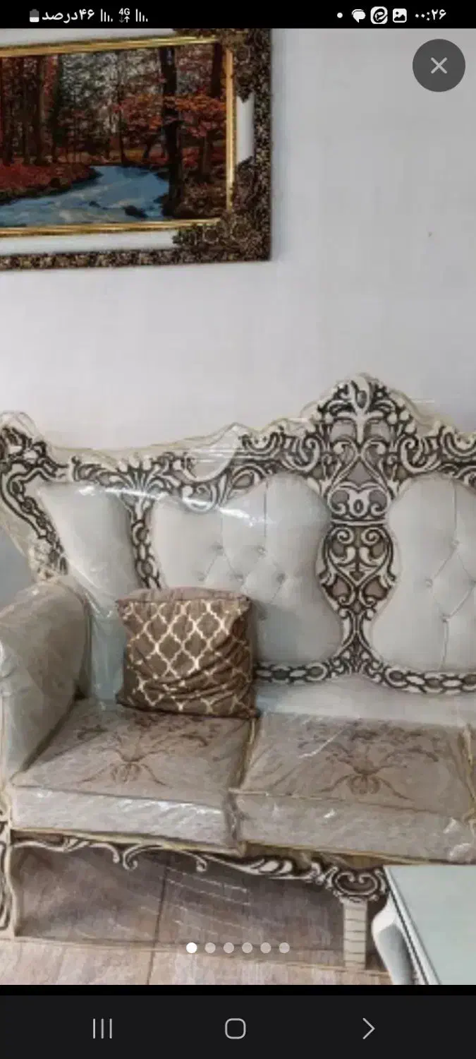 یک دست مبل 7 نفره در حد نو|مبلمان خانگی و میز عسلی|شاهین‌شهر, طالقانی|دیوار