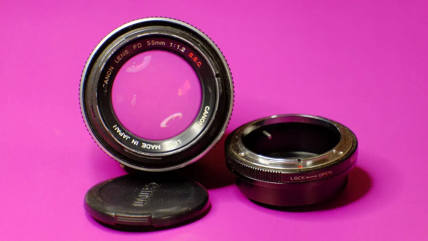 لنز کنون 55 fd|دوربین عکاسی و فیلمبرداری|تهران, تهرانسر غربی|دیوار